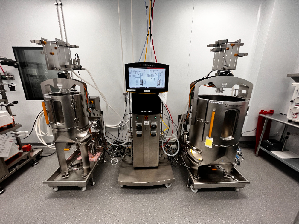Image of Sartorius BIOSTAT STR Single-Use Bioreactor w/ 50L and 200L Bag Holders